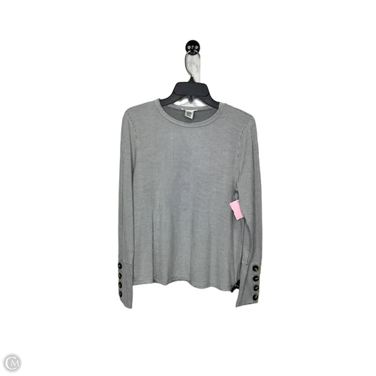 Top Long Sleeve By Urban Romantics In Striped Pattern, Size: M