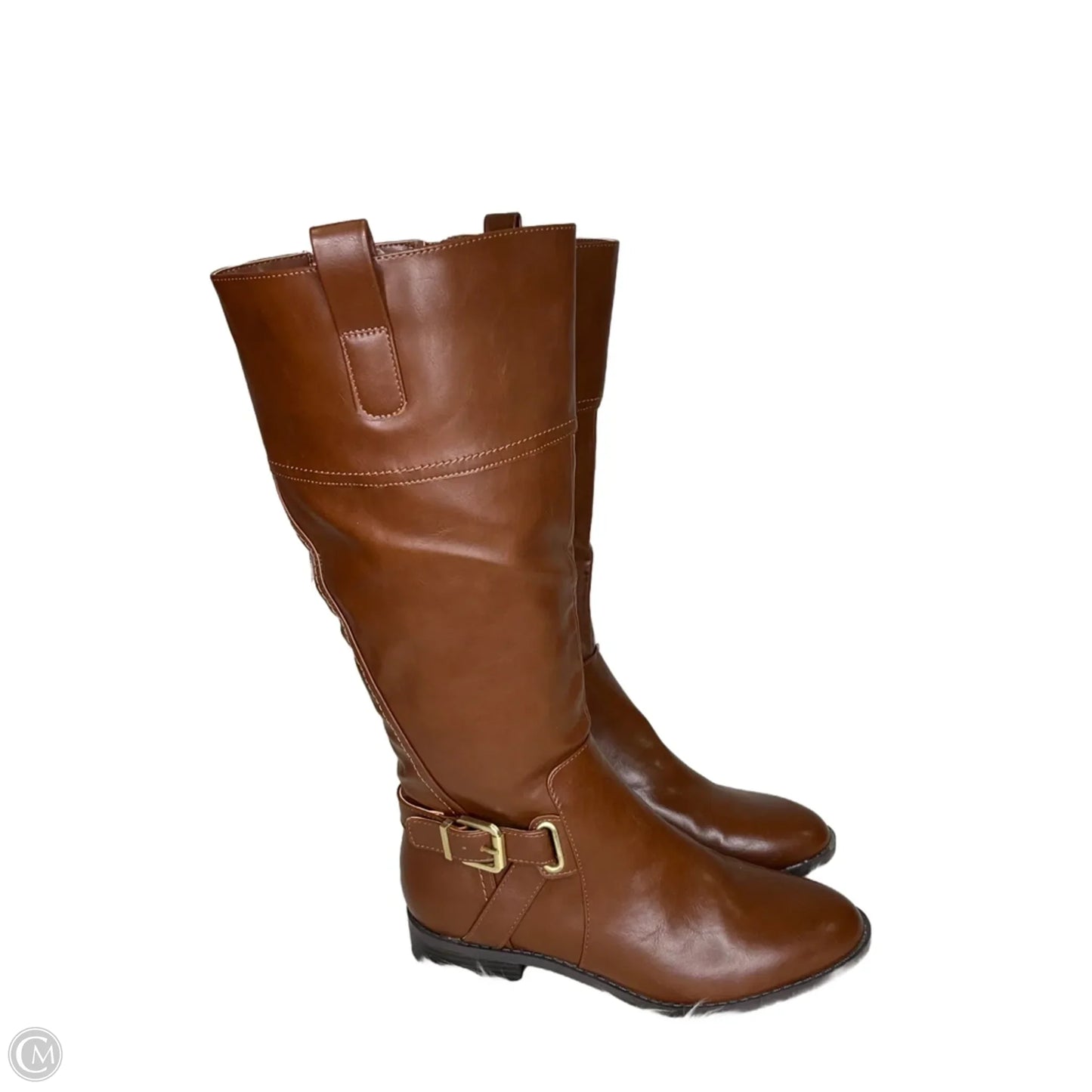 Boots Knee Flats By St Johns Bay In Brown, Size: 8