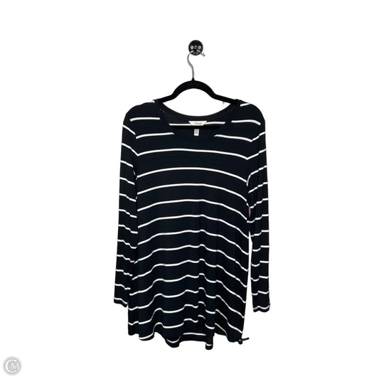 Tunic 3/4 Sleeve By Soma In Striped Pattern, Size: M