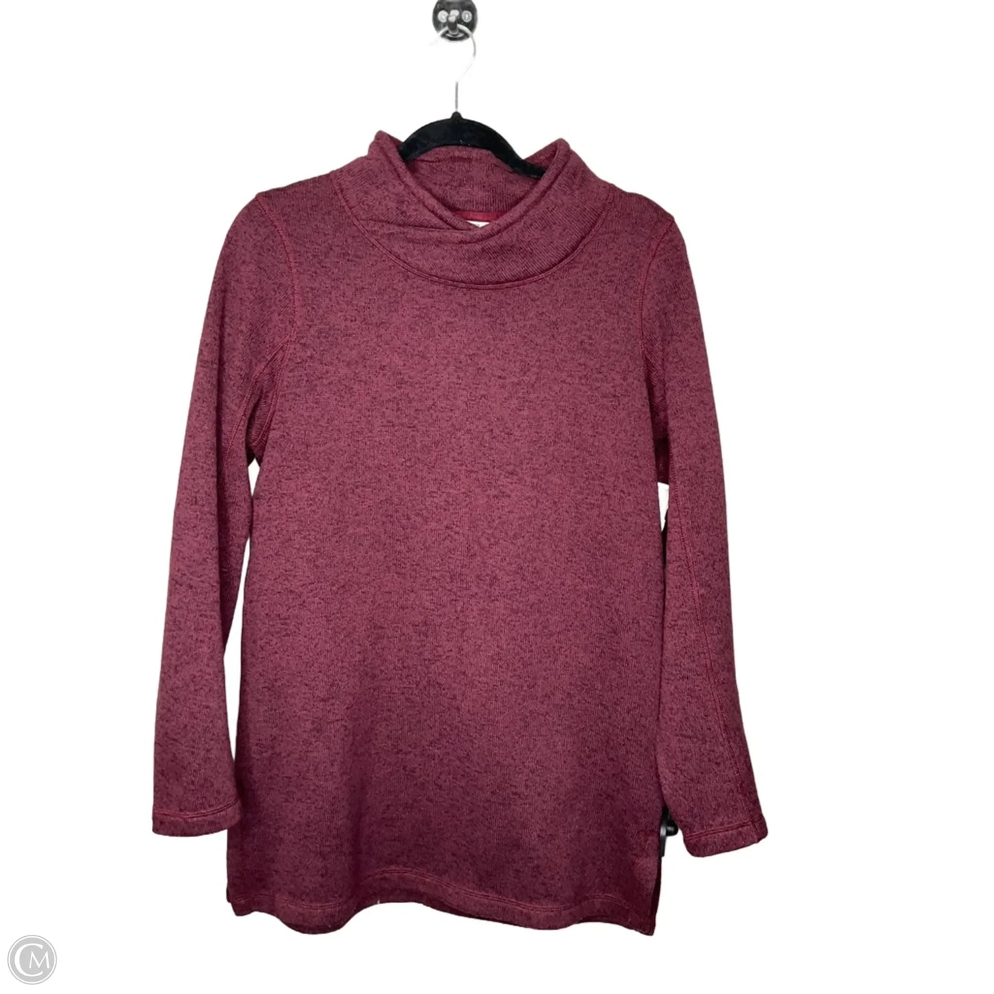 Sweatshirt Collar By Lands End In Purple, Size: M