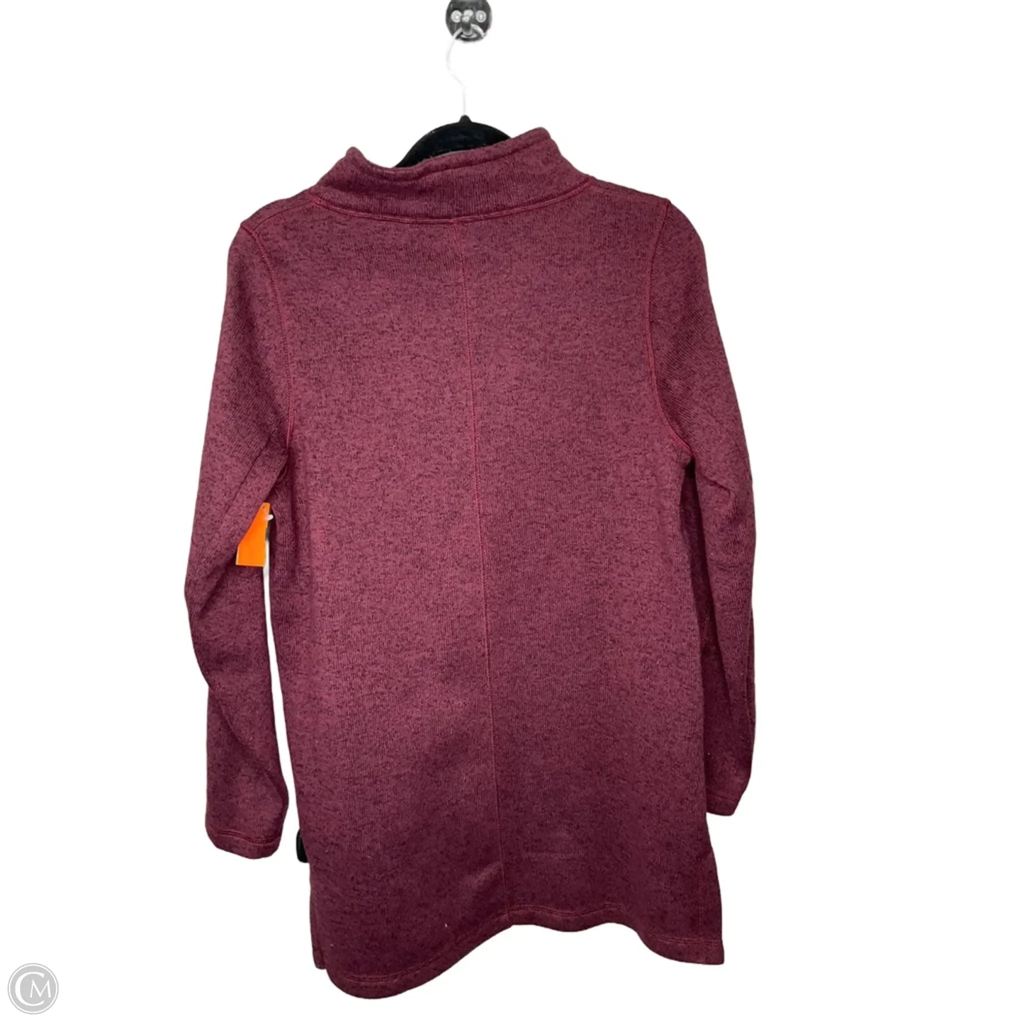 Sweatshirt Collar By Lands End In Purple, Size: M