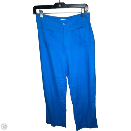 Pants Linen By Nicole Miller In Blue, Size: 4