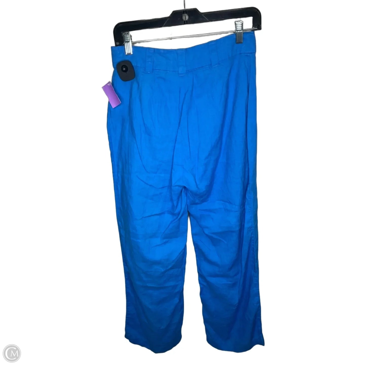 Pants Linen By Nicole Miller In Blue, Size: 4