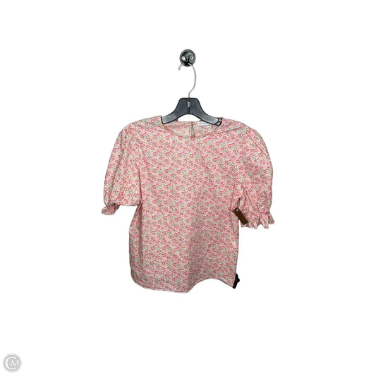 Top Short Sleeve By English Factory In Pink, Size: Xs