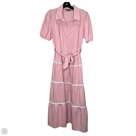 Dress Casual Maxi By Prettygarden In Pink, Size: M