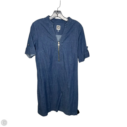 Dress Casual Midi By Anne Klein In Blue, Size: 8