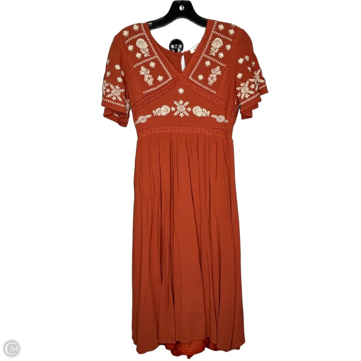 Dress Casual Short By In Loom In Orange, Size: S