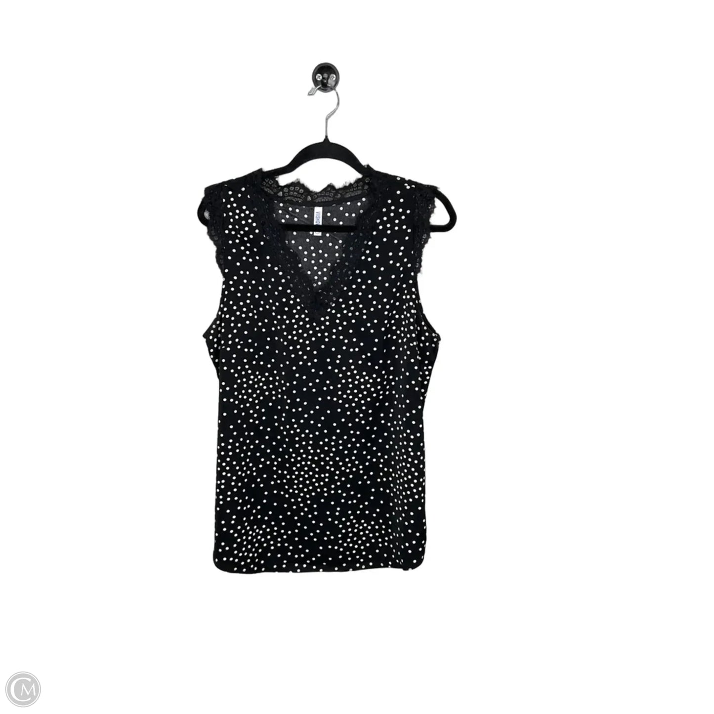 Top Sleeveless By Clothes Mentor In Black, Size: Xl