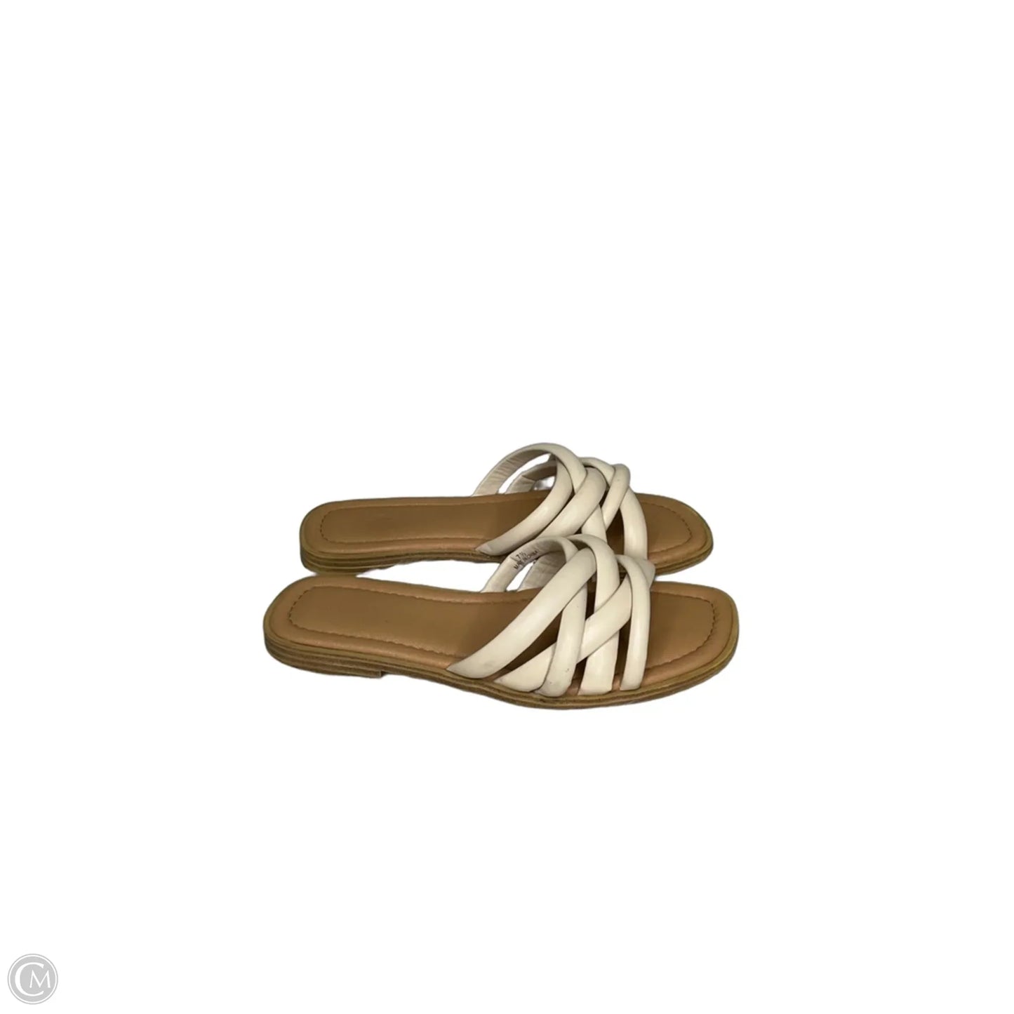 Sandals Flats By Universal Thread In Cream, Size: 7.5