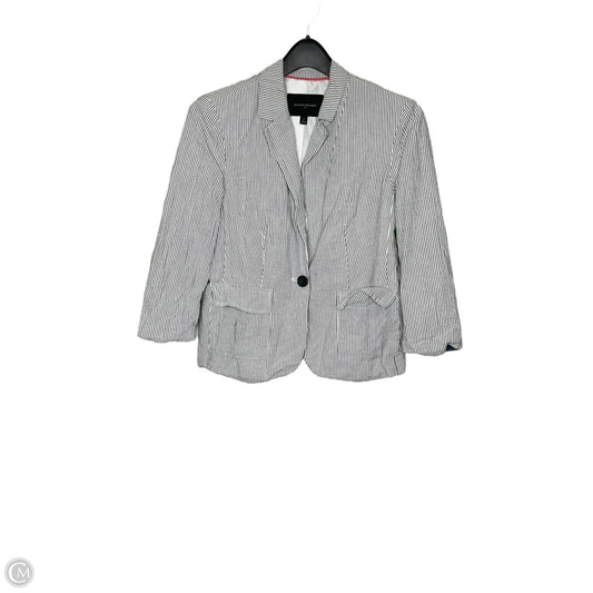 Blouse 3/4 Sleeve By Banana Republic In Striped Pattern, Size: 6