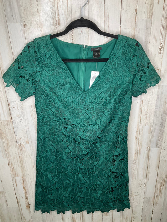 Green Dress Casual Short Ann Taylor, Size 2