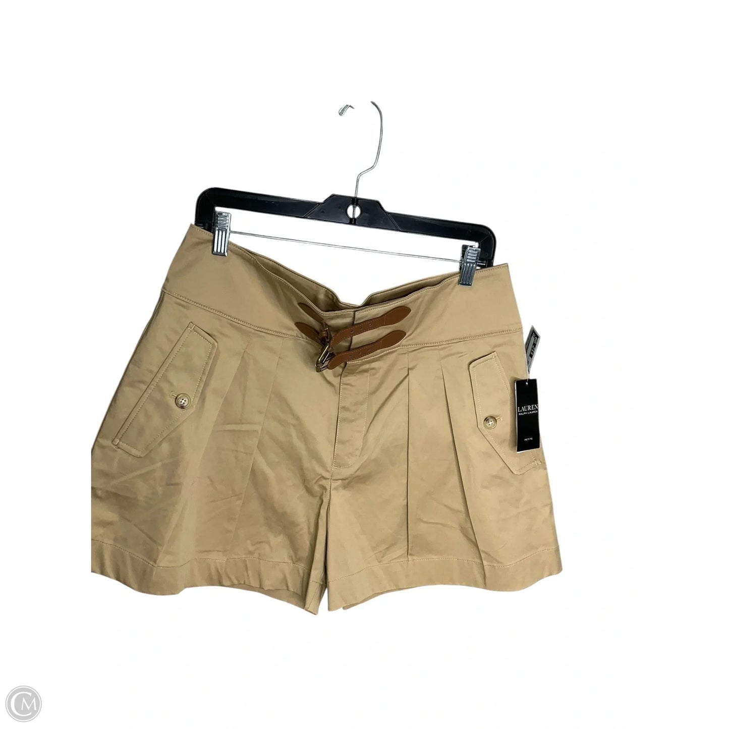 Shorts By Lauren By Ralph Lauren In Tan, Size: 12p