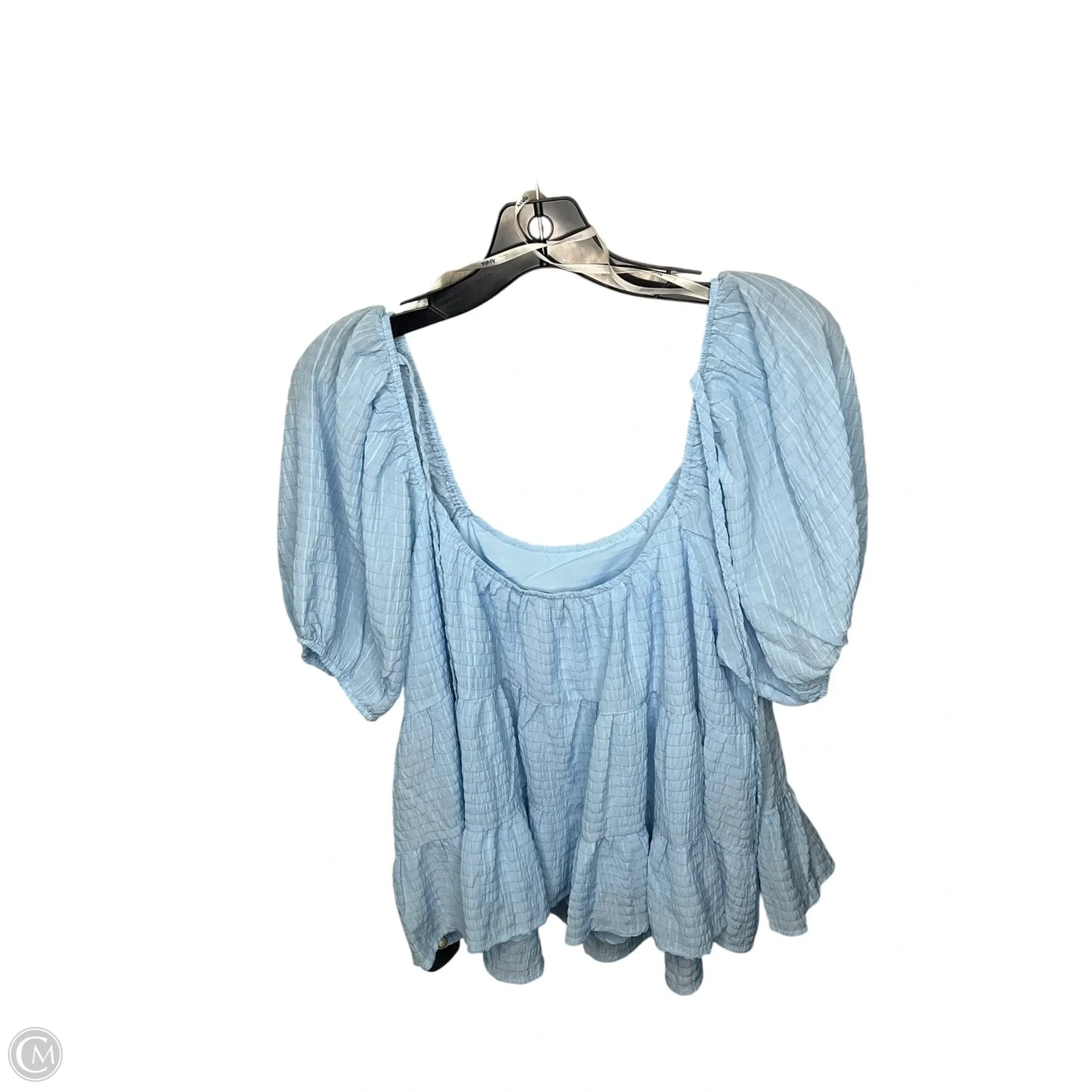 Top Short Sleeve By Altard State In Blue, Size: 1x