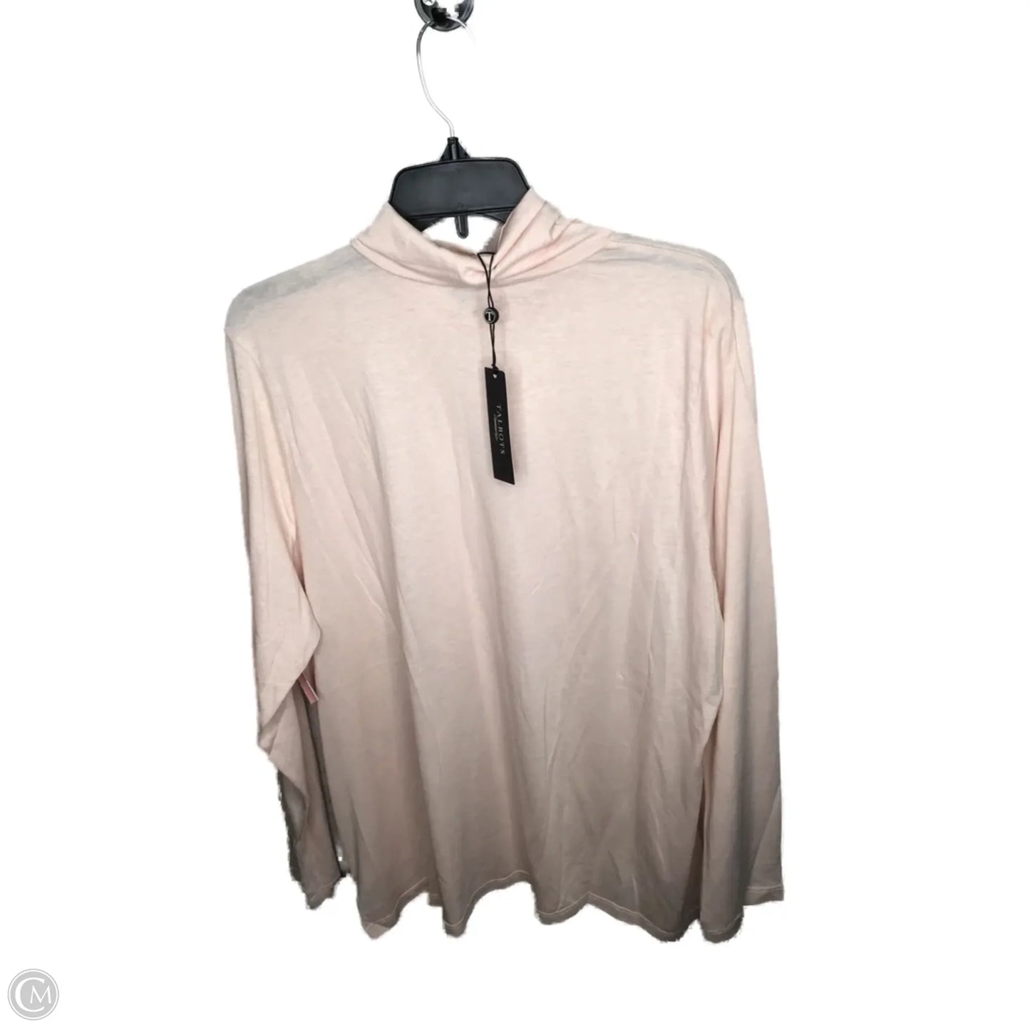 Top Long Sleeve By Talbots In Pink, Size: 3x