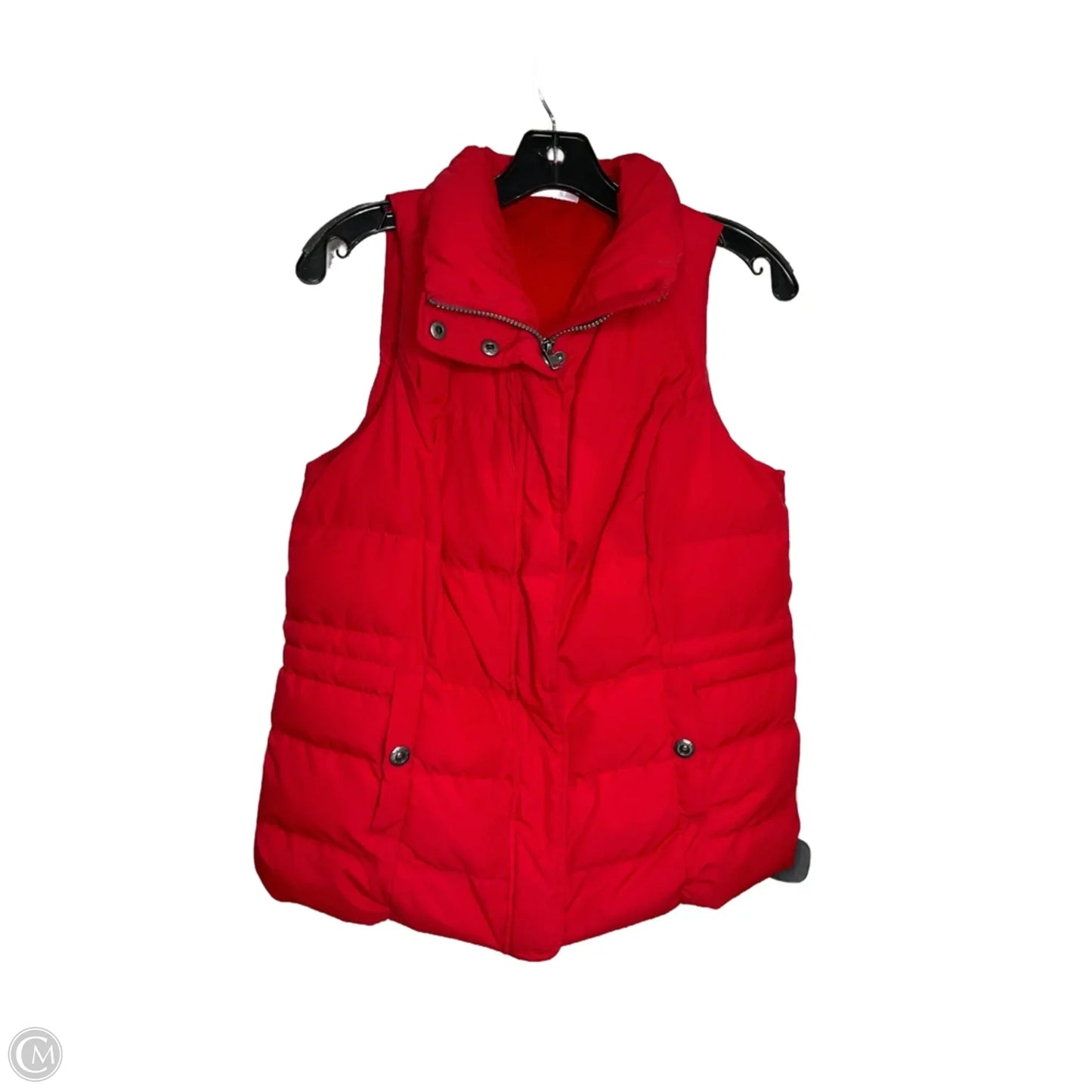 Vest Puffer & Quilted By Dressbarn In Red, Size: S