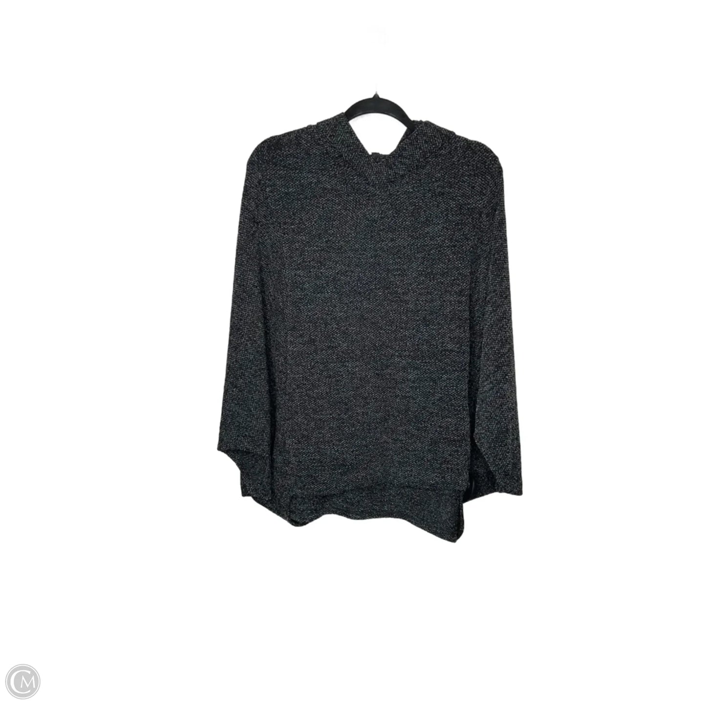 Poncho By Clothes Mentor In Grey, Size: M
