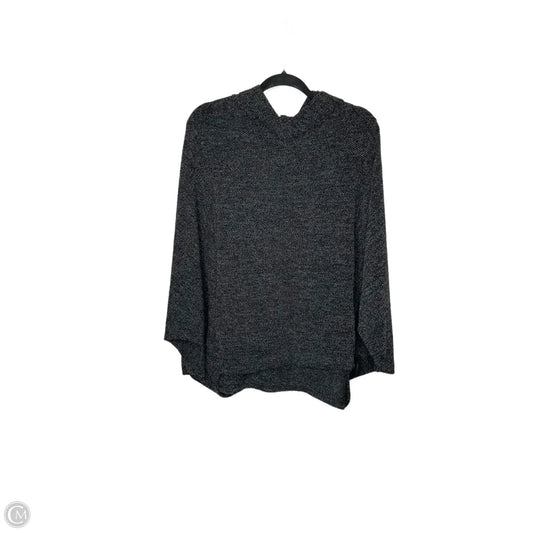 Poncho By Clothes Mentor In Grey, Size: M