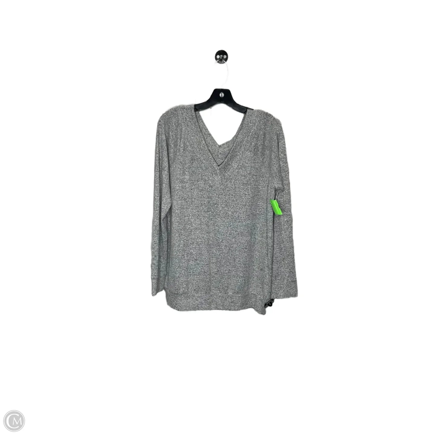 Top Long Sleeve By Clothes Mentor In Grey, Size: L