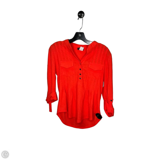 Top 3/4 Sleeve By Cocomo In Orange, Size: Sp