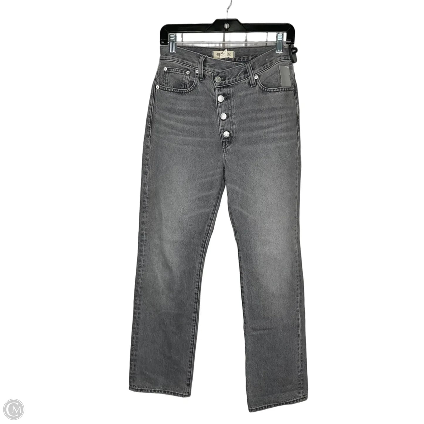 Jeans Straight By Madewell In Grey, Size: 2