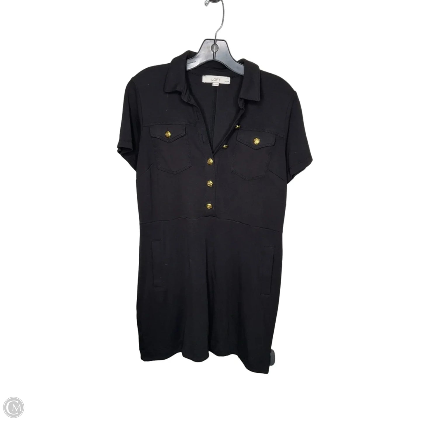 Dress Casual Short By Loft In Black, Size: 6p