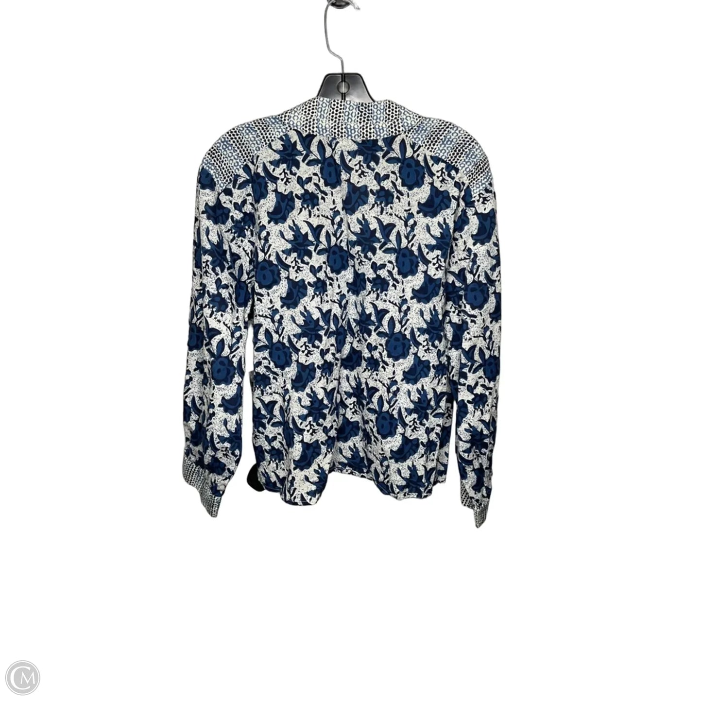 Top Long Sleeve By Thml In Blue, Size: L
