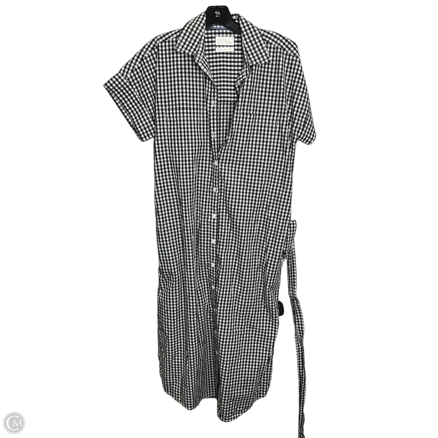 Dress Casual Midi By J. Crew In Checkered Pattern, Size: Xs