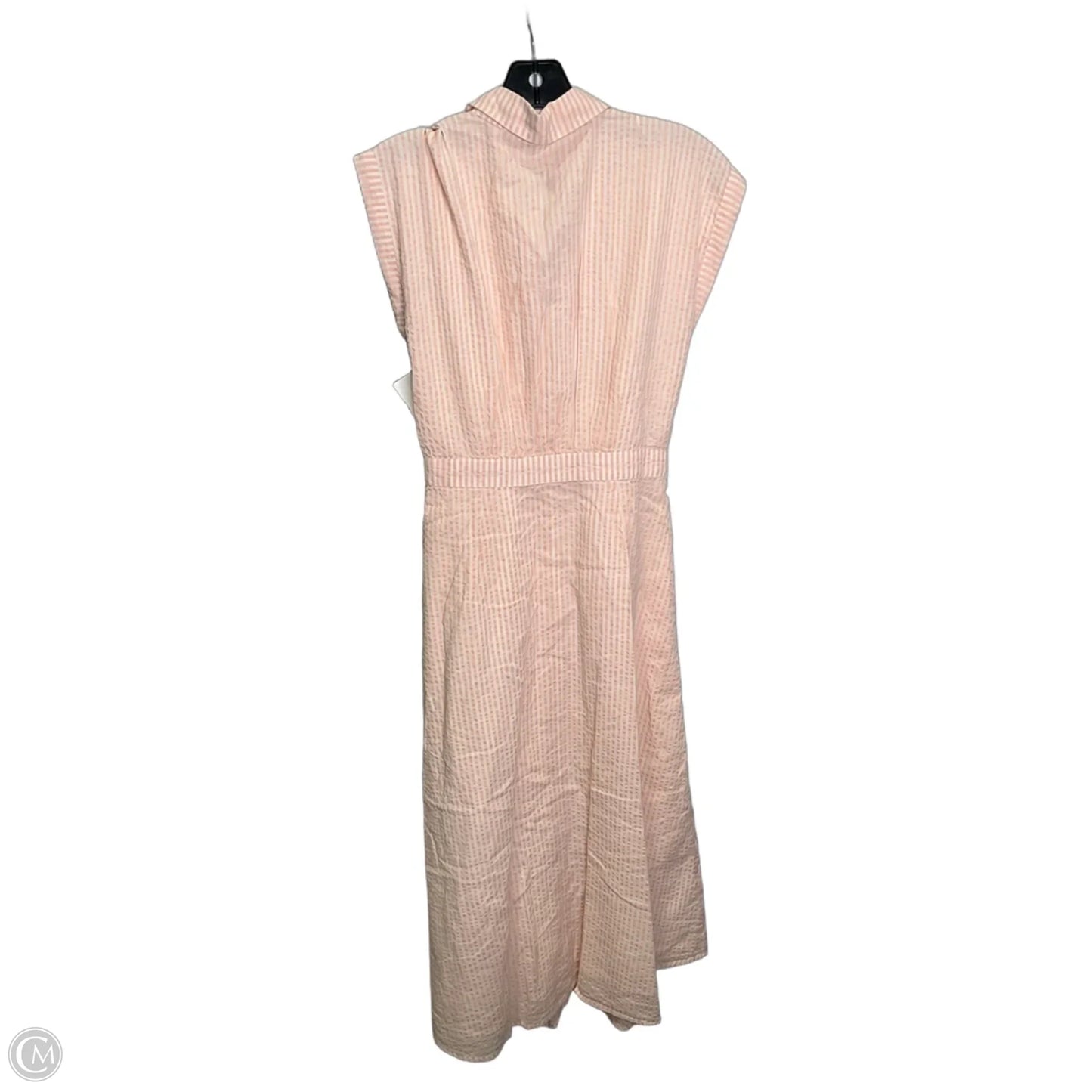 Dress Casual Midi By Loft In Striped Pattern, Size: S
