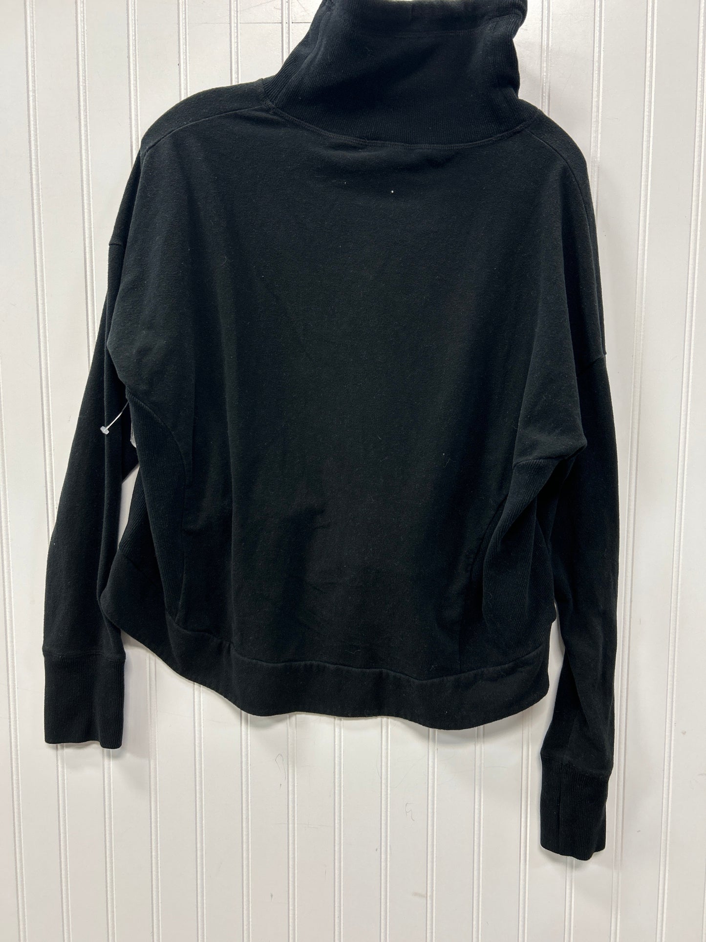 Athletic Top Ls Collar By Sweaty Betty In Black, Size:M