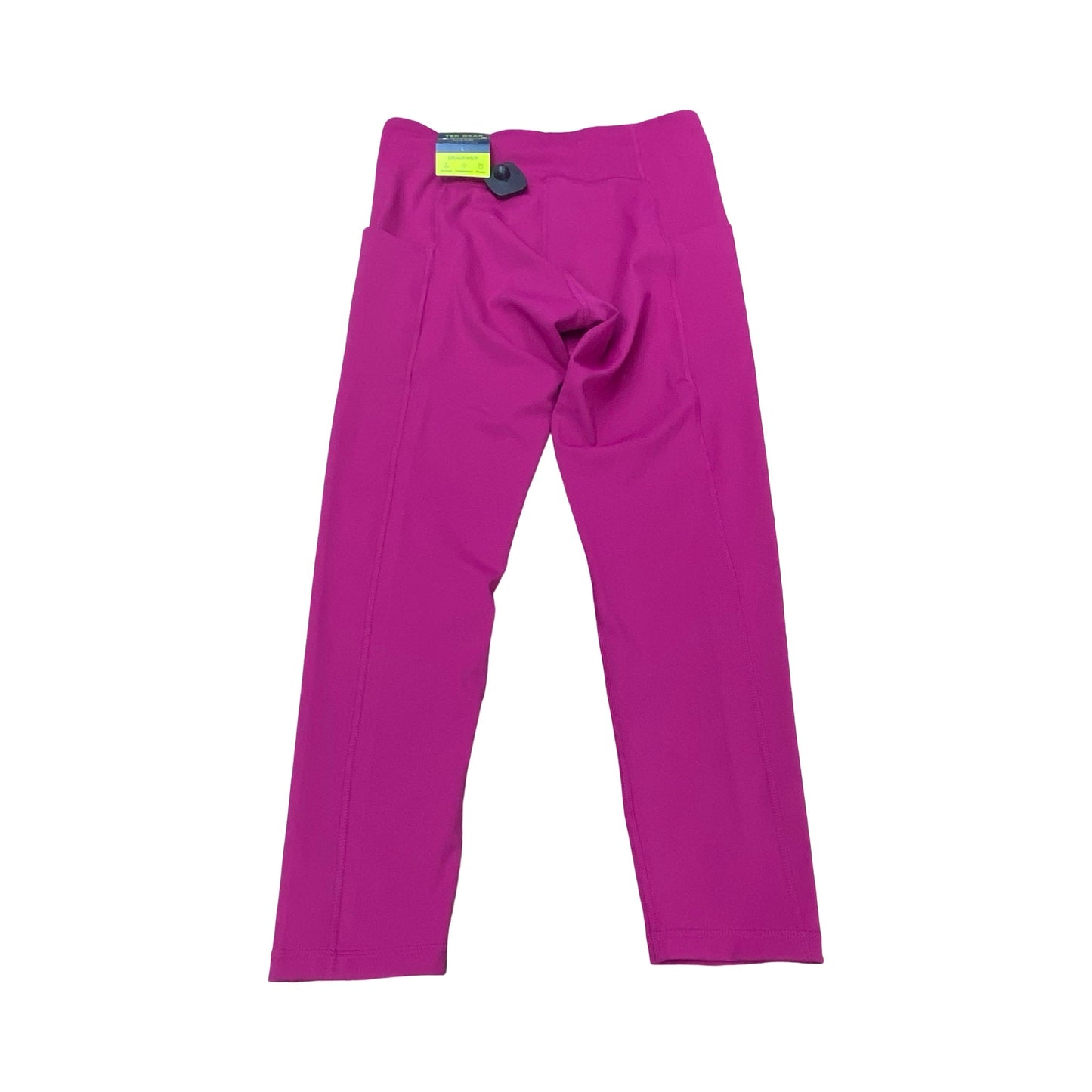 Athletic Leggings By Tek Gear In Pink, Size:L