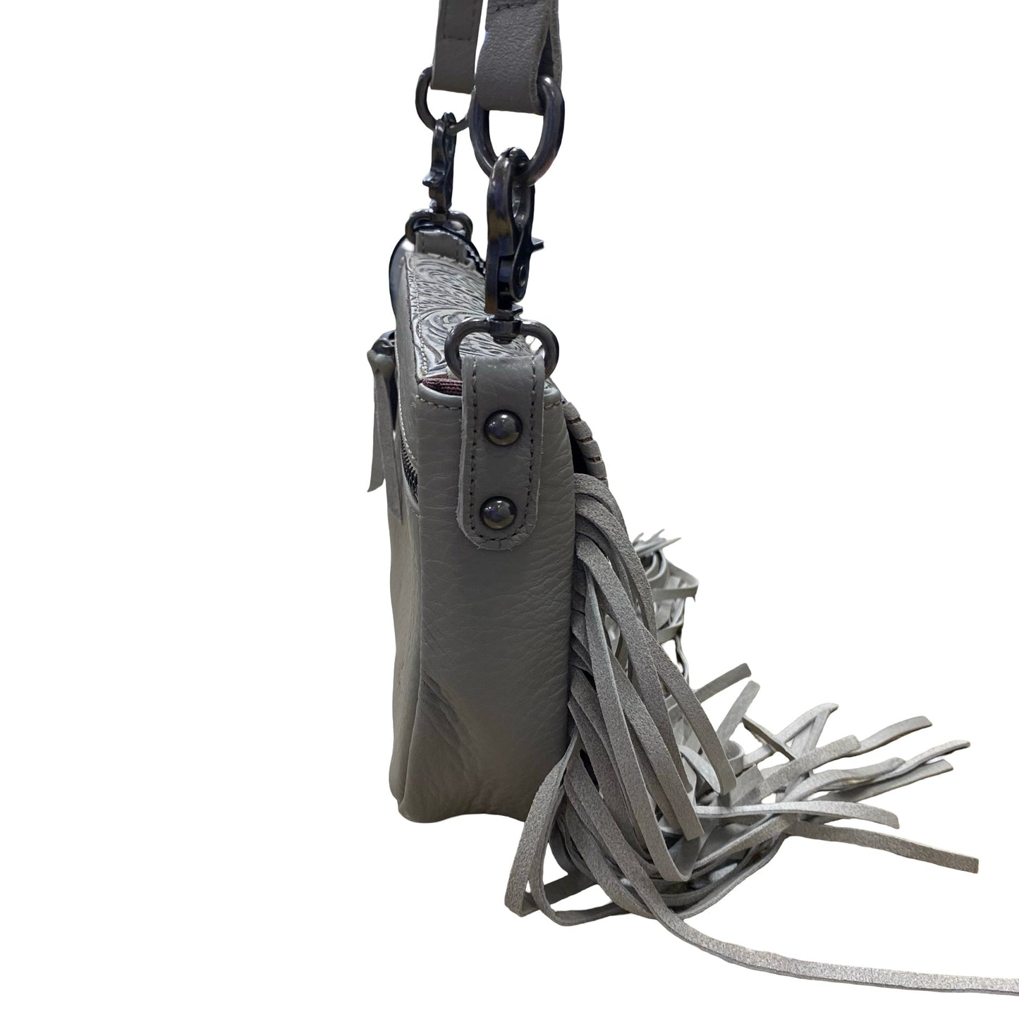 Handbag By Montana West In Grey, Size:Small