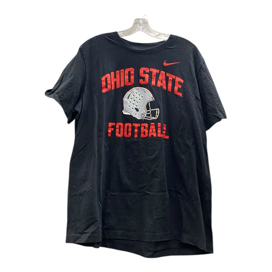 Athletic Top Ss By Nike In Black, Size:Xl