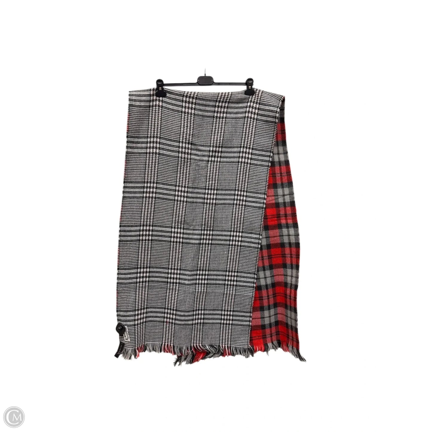 Long Scarf Winter By Limited In Grey & Red