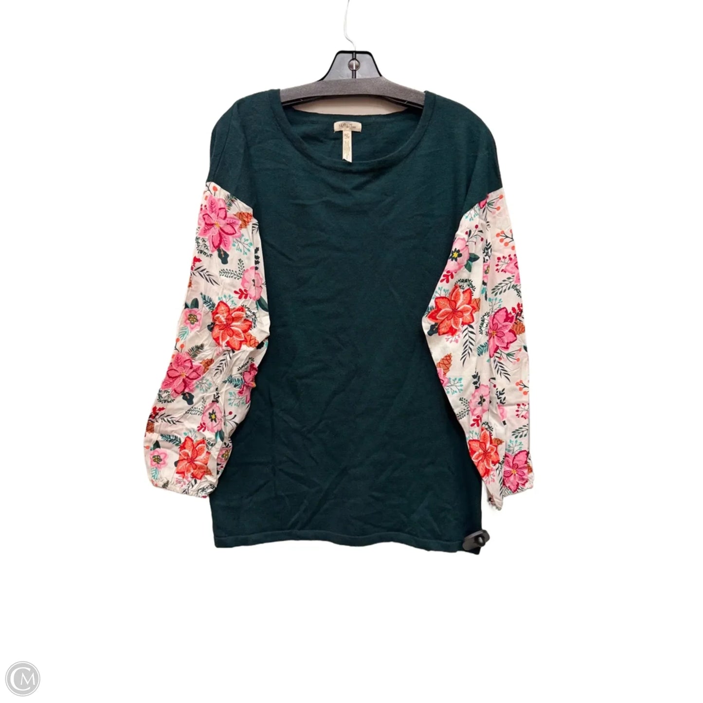 Top Long Sleeve By Matilda Jane In Floral Print, Size: M