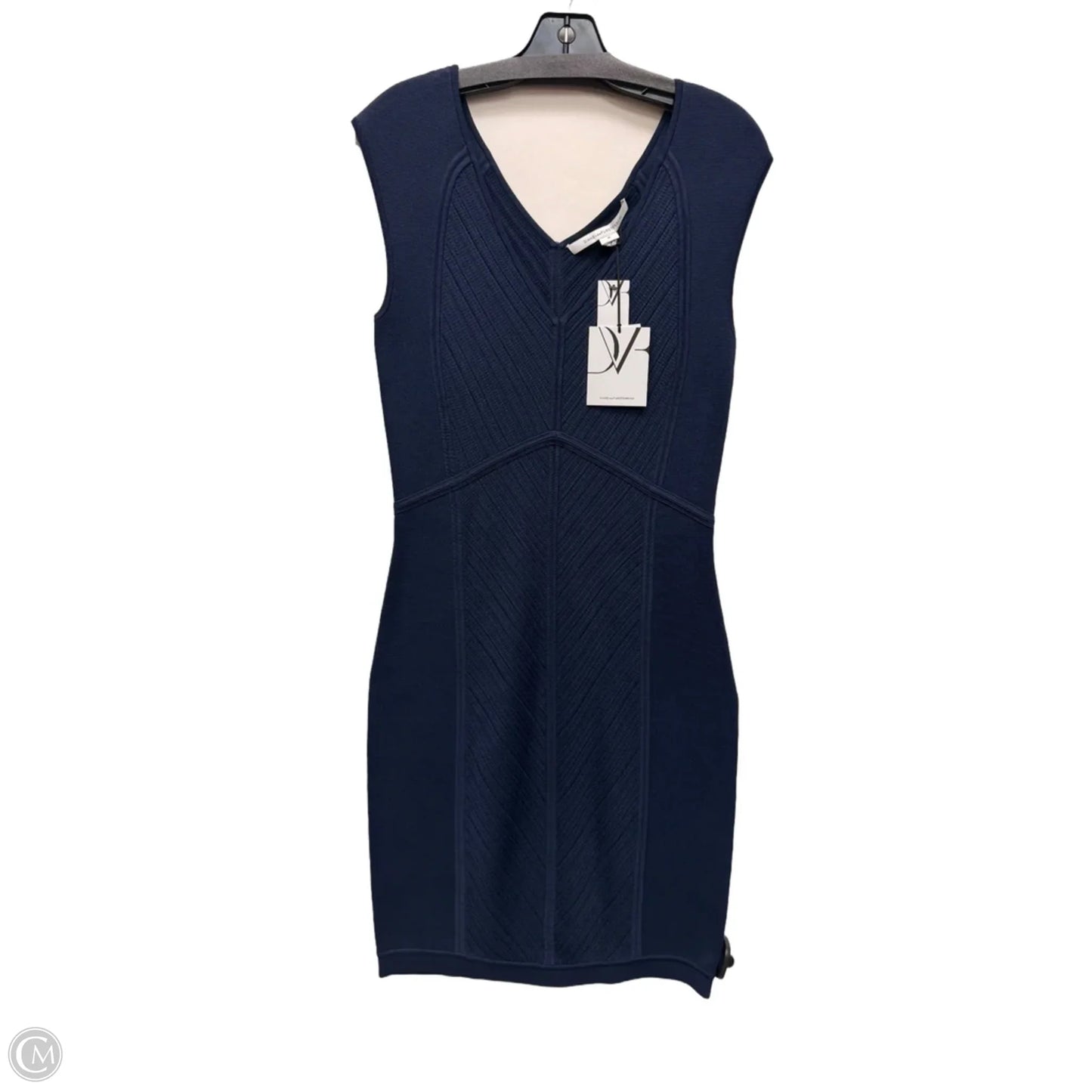 Dress Designer By Diane Von Furstenberg In Navy, Size: M