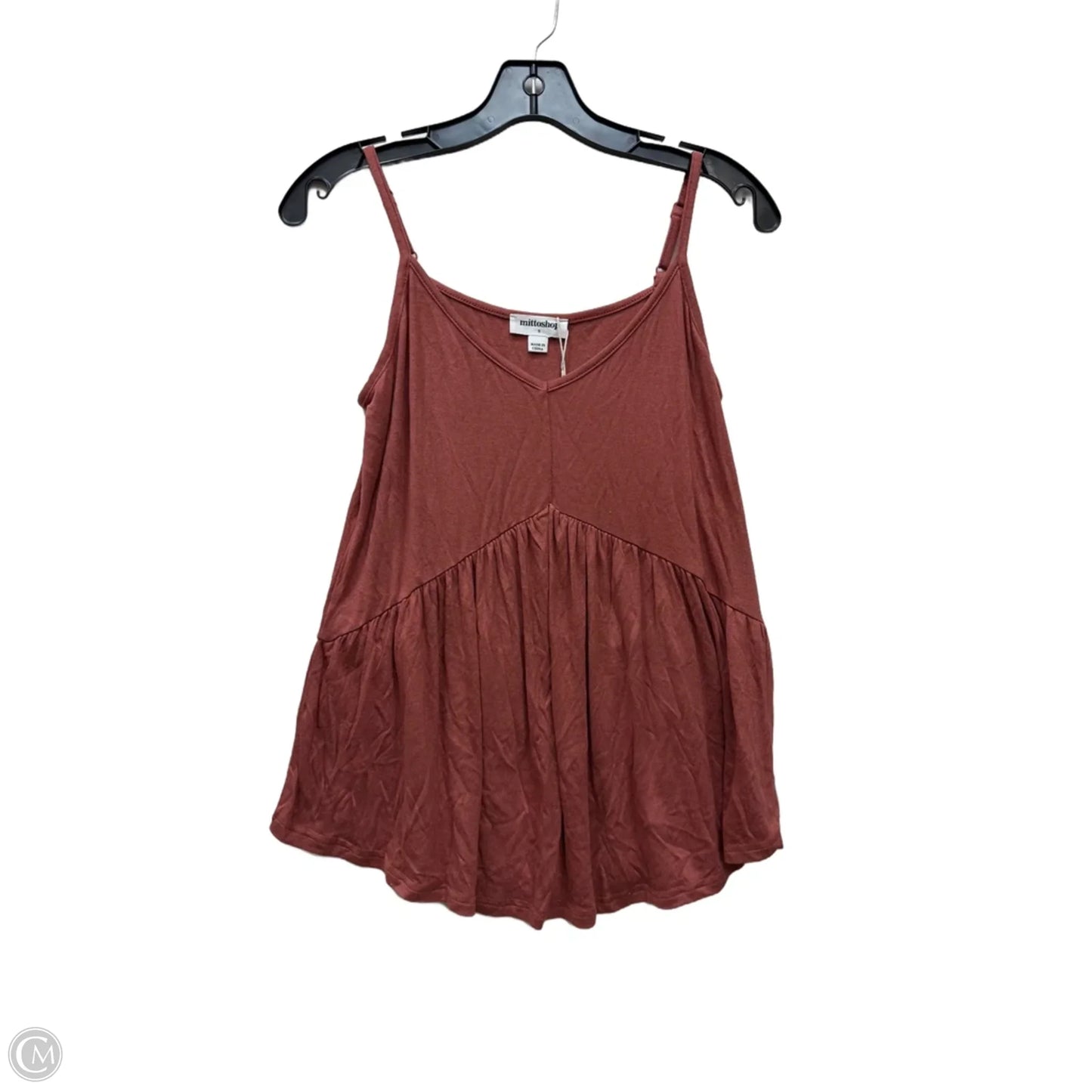Top Sleeveless By Mittoshop In Copper, Size: S