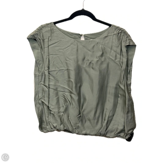Top Short Sleeve Designer By Anthropologie In Green, Size: Xs