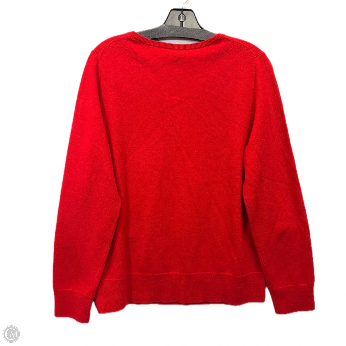 Sweater Cashmere By Talbots In Red, Size: L