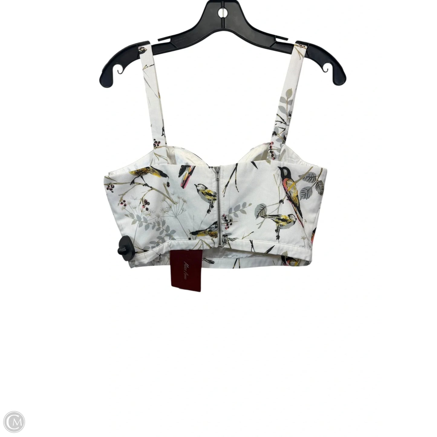 Top Sleeveless By Miss Anne In Floral Print, Size: L