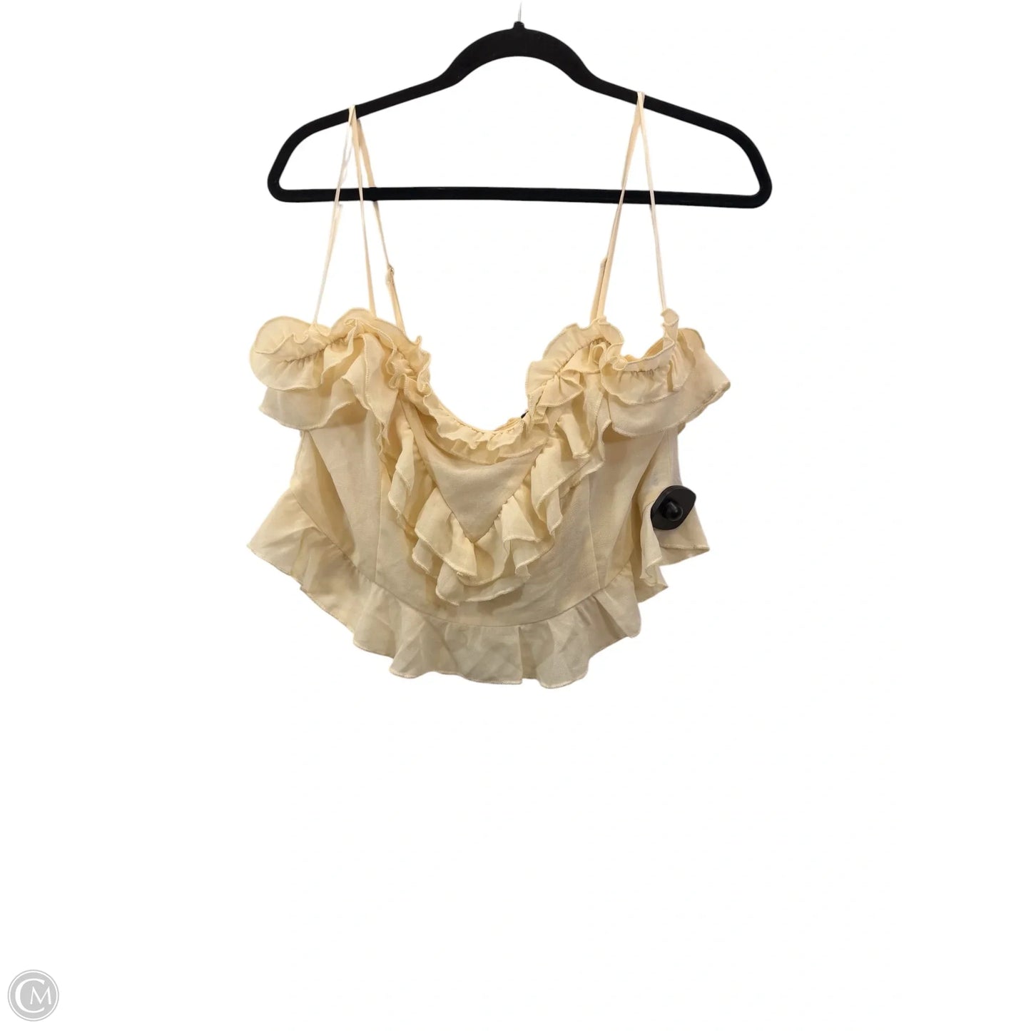 Top Sleeveless By Bardot In Cream, Size: L