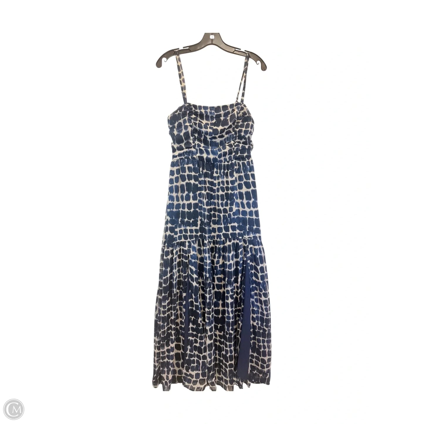 Dress Casual Maxi By Socialite In Blue & White, Size: M