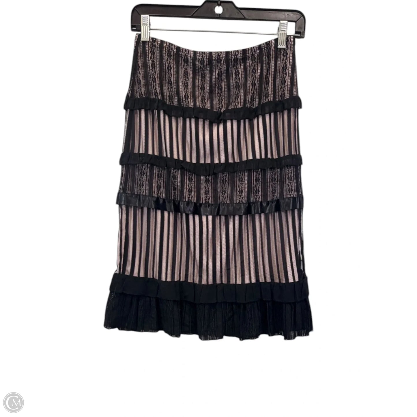 Skirt Maxi By Express In Black & Tan, Size: Xs