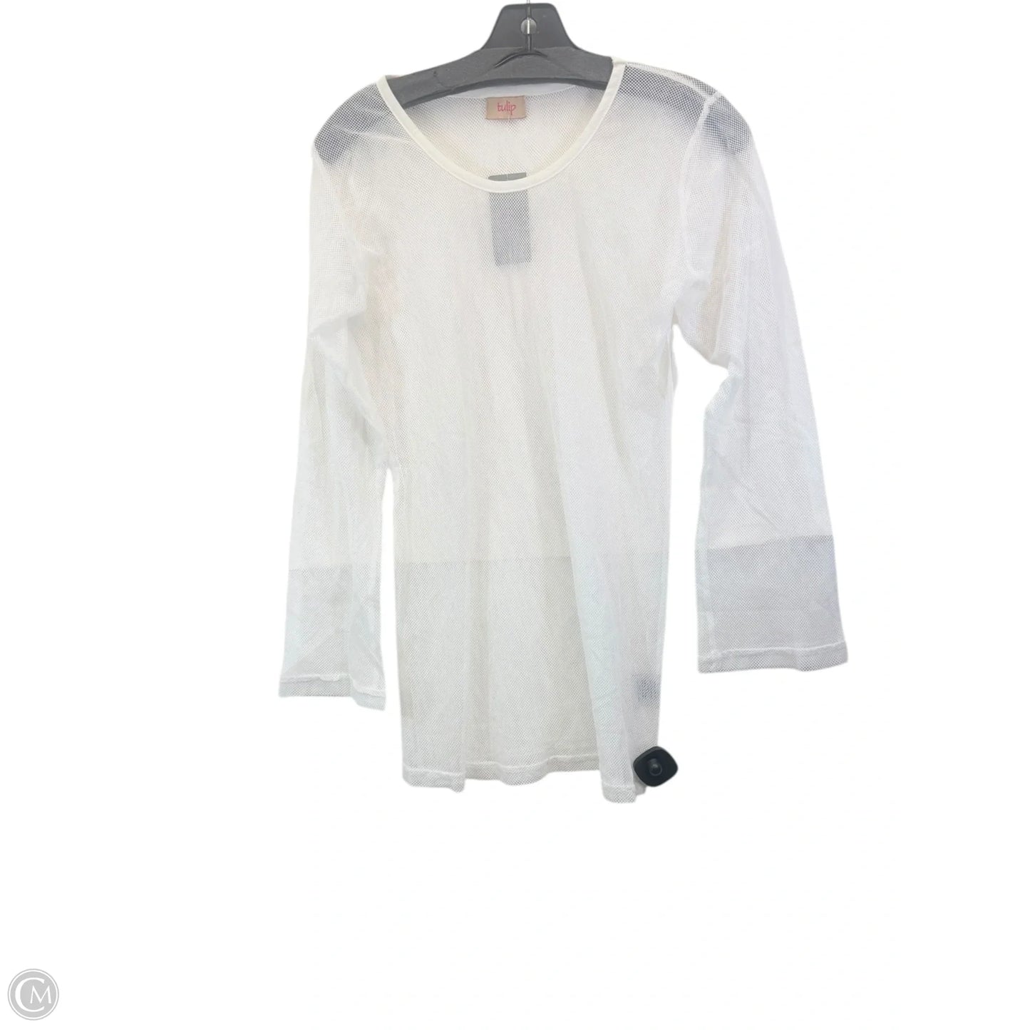 Top Long Sleeve By Tulip In White, Size: S