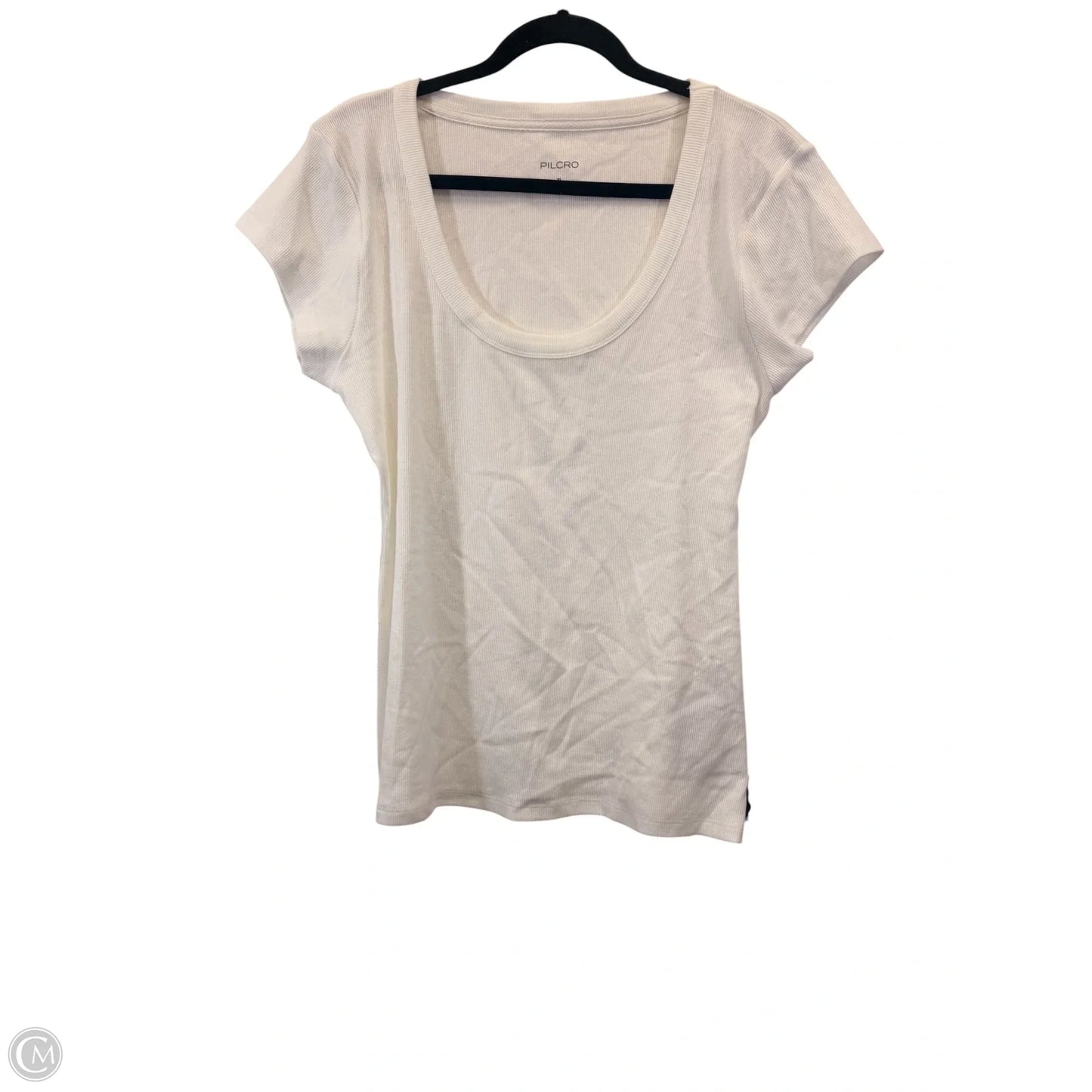 Top Short Sleeve By Pilcro In White, Size: Xl