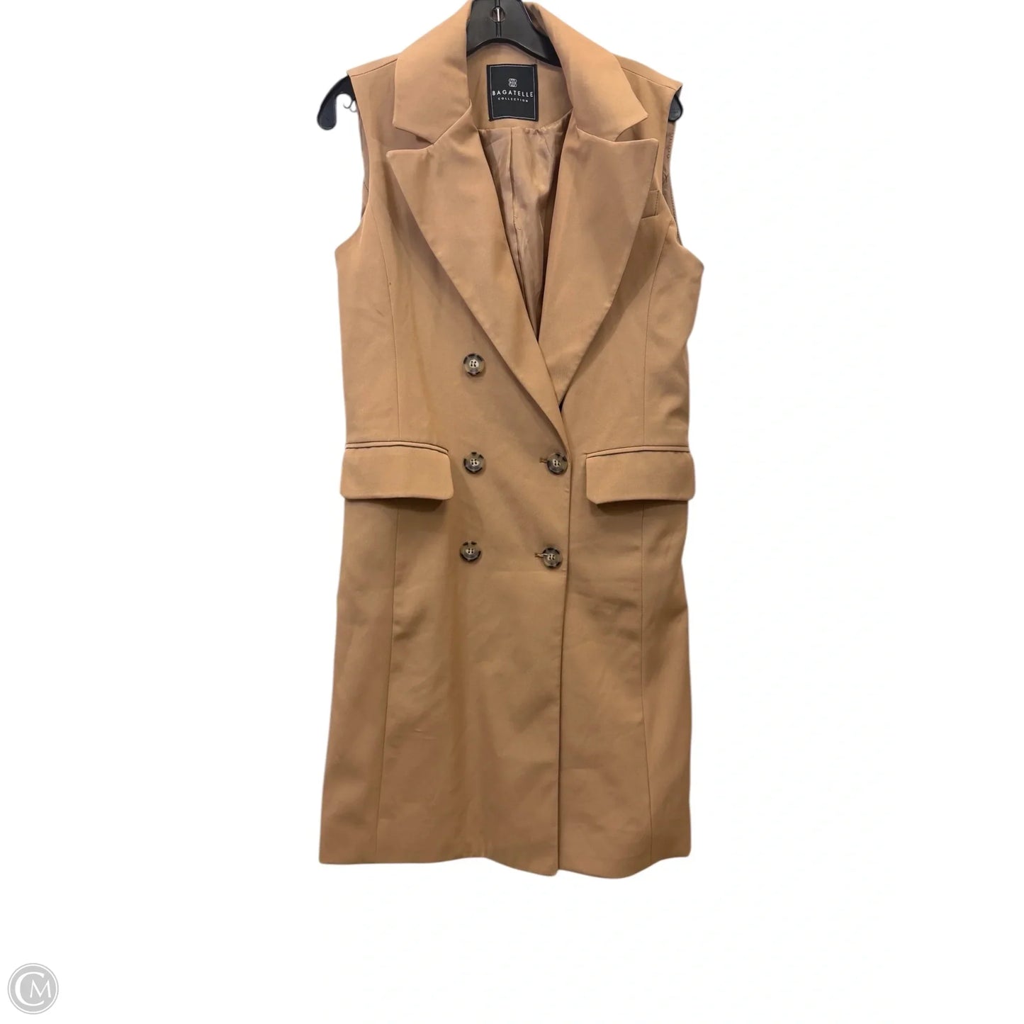 Dress Casual Midi By Bagatelle In Tan, Size: S
