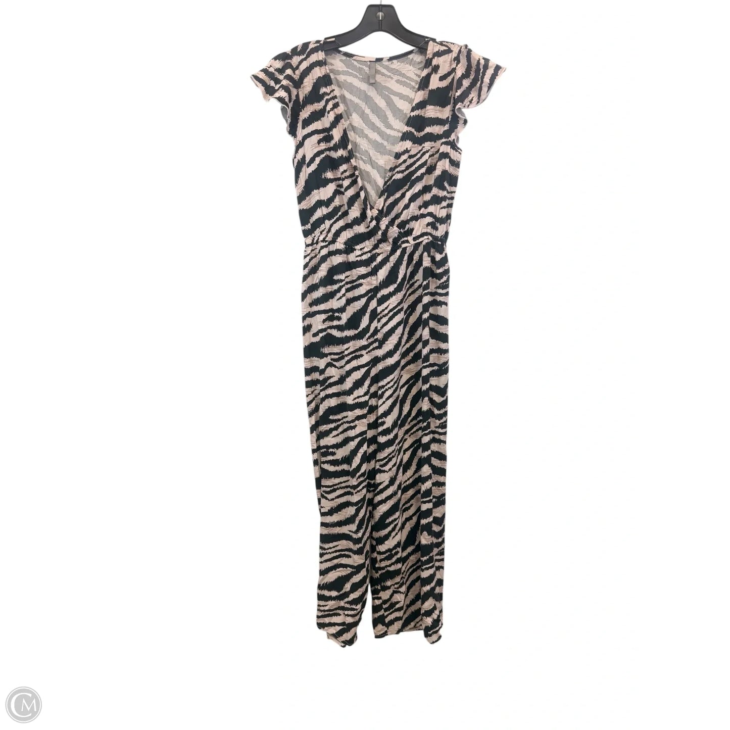 Jumpsuit By Nevena In Black & Tan, Size: S