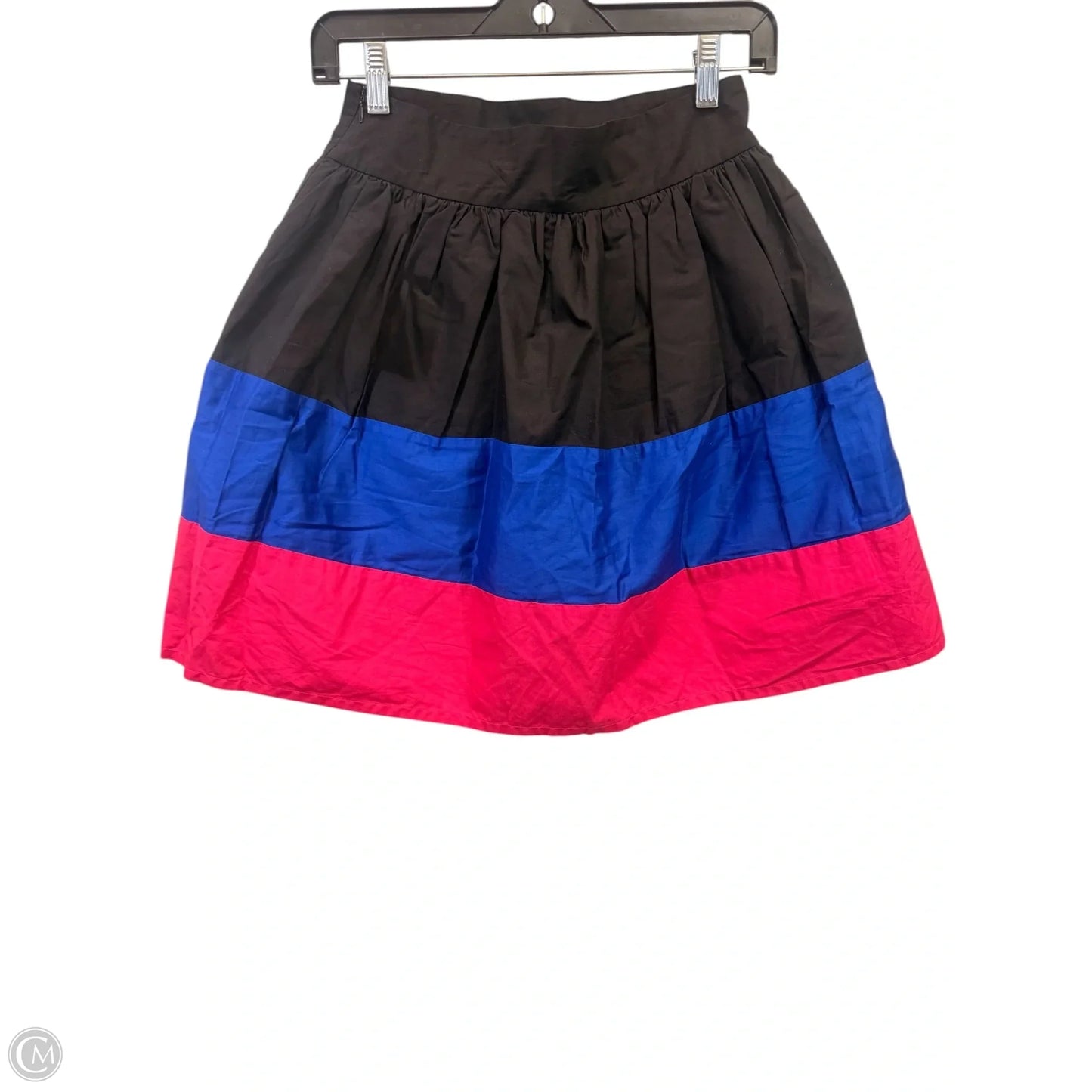 Skirt Midi By Twenty One In Black & Blue, Size: S
