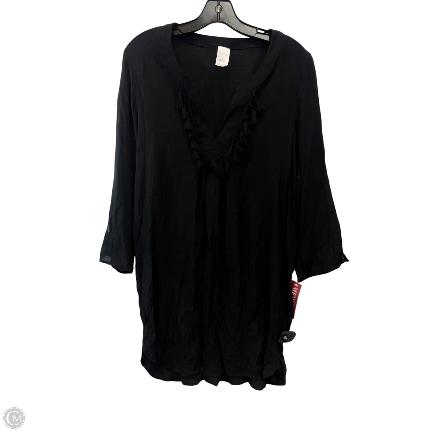 Swimwear Cover-up By Merona In Black, Size: L
