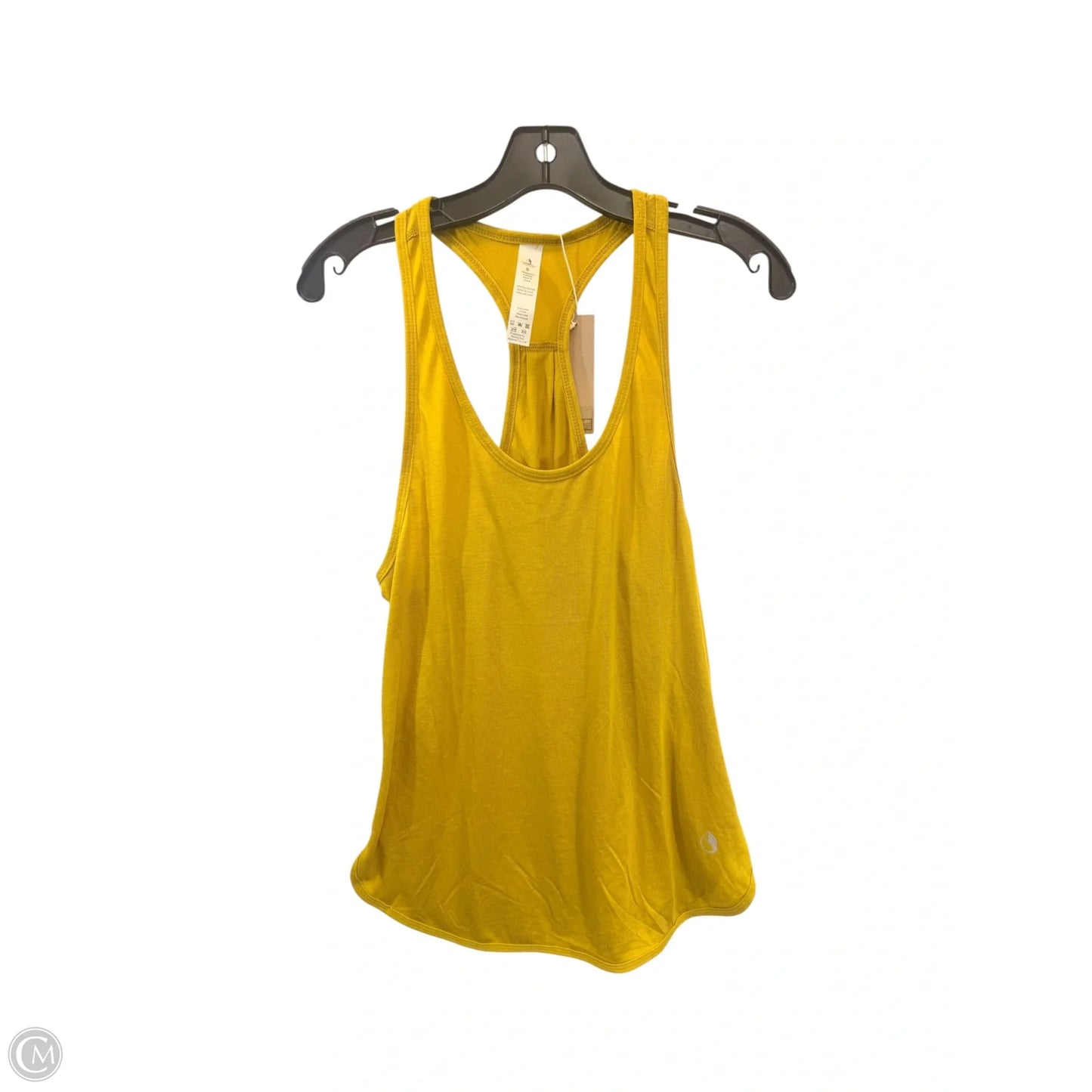 Athletic Tank Top By Icyzone In Yellow, Size: S