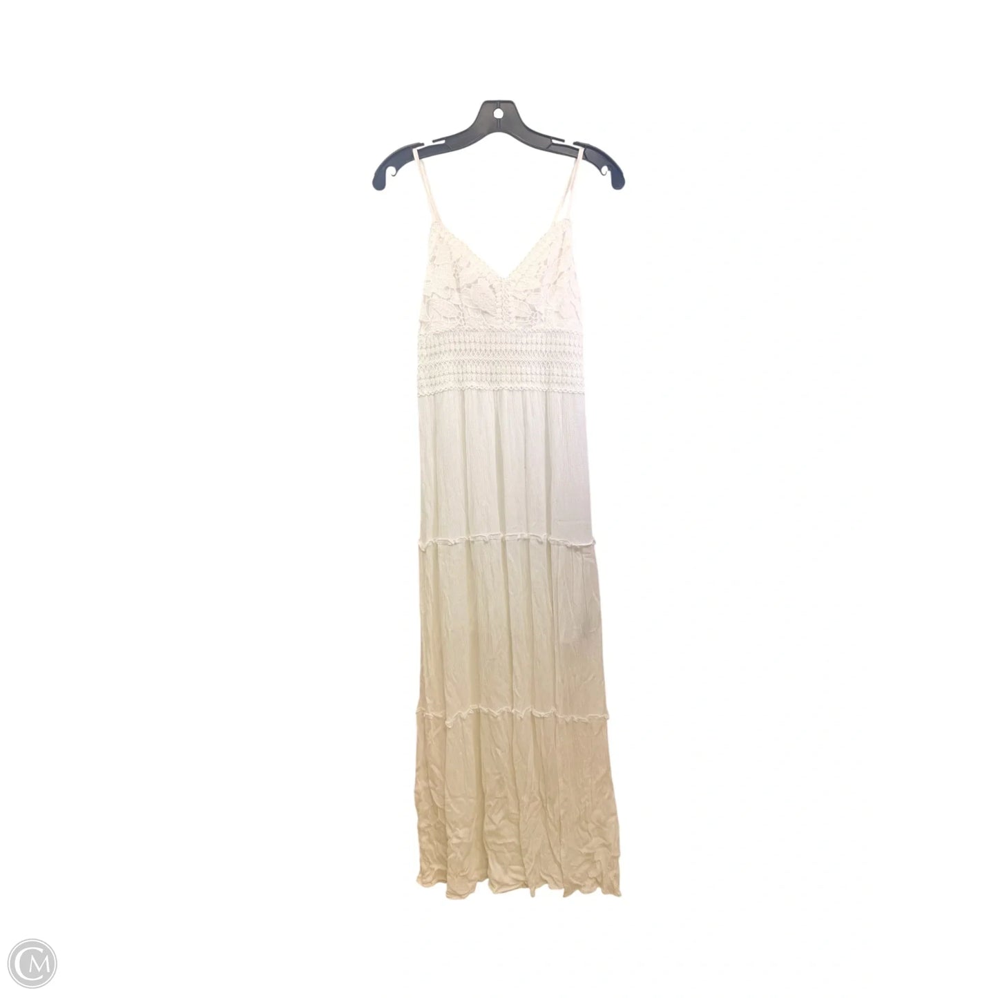 Dress Casual Maxi By Ultra Flirt In White, Size: S